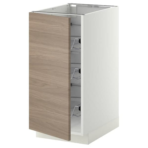 METOD - Base cabinet with sliding baskets , 40x60 cm