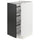 METOD - Base cabinet with wire baskets, white/Nickebo matt anthracite , 40x60 cm