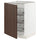 METOD - Base cabinet with wire baskets, white/Sinarp brown , 60x60 cm
