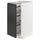 METOD - METOD Base cabinet with wire baskets, white/Upplöv matt anthracite, 40x60 cm