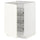 METOD - METOD Base cabinet with wire baskets, white/Vallstena white, 60x60 cm