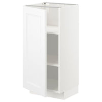 METOD - Base cabinet with shelves, white/Axstad matt white, 40x37 cm - best price from Maltashopper.com 19456387