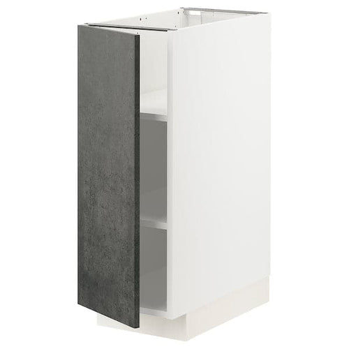 METOD - Base cabinet with shelves , 30x60 cm