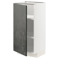 METOD - Base cabinet with shelves, 40x37 cm - best price from Maltashopper.com 79454842