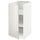 METOD base cabinet with shelves, white/Ringhult light grey, 40x60 cm