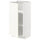METOD - METOD Base cabinet with shelves, white/Vallstena white, 40x37 cm