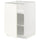 METOD - METOD Base cabinet with shelves, white/Vallstena white, 60x60 cm