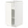 METOD - METOD Base cabinet with shelves, white/Vallstena white, 40x60 cm