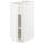 METOD base cabinet with shelves, white/Veddinge white, 30x60 cm