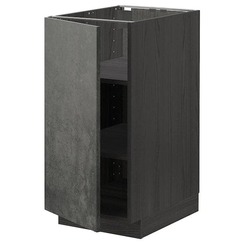 METOD - Base cabinet with shelves ,