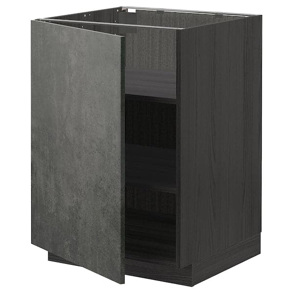 METOD - Base cabinet with shelves , 60x60 cm