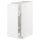 METOD base cabinet/pull-out int fittings, white/Voxtorp matt white, 30x60 cm