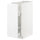METOD base cabinet/pull-out int fittings, white/Voxtorp high-gloss/white, 30x60 cm