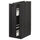 METOD base cabinet/pull-out int fittings, black/Lerhyttan black stained, 20x60 cm