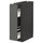 METOD base cabinet/pull-out int fittings, black/Voxtorp dark grey, 20x60 cm