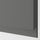 METOD - METOD Base cab f HAVSEN single bowl sink, black/Voxtorp dark grey, 60x60 cm