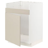 METOD base cab f HAVSEN single bowl sink