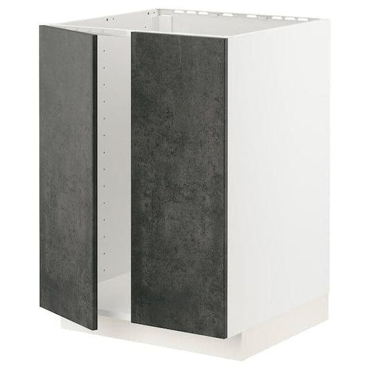 Ikea METOD - Base unit for sink + 2 doors , 60x60 cm
