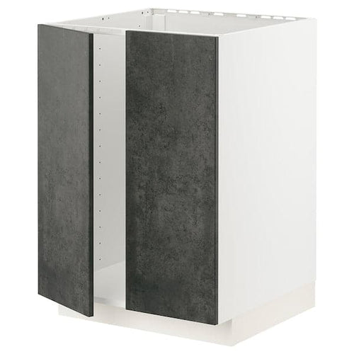 METOD - Base unit for sink + 2 doors , 60x60 cm