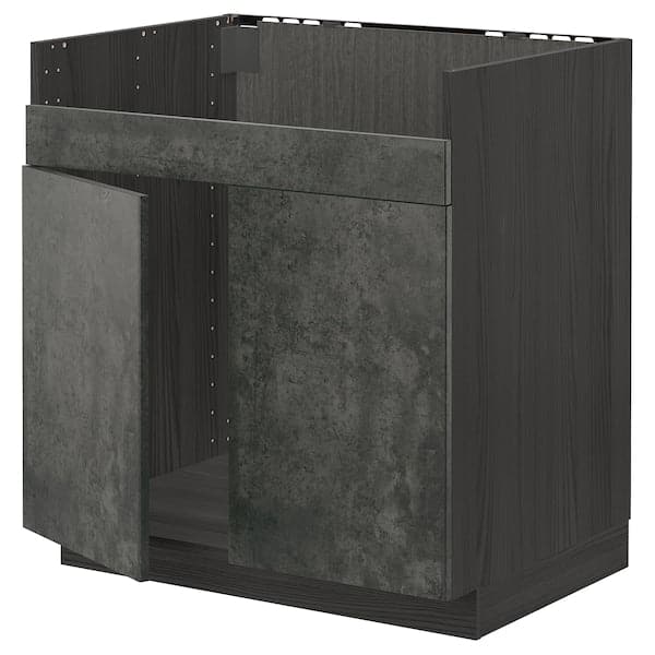 Ikea METOD - Sink base cabinet 2vas HAVSEN , 80x60 cm