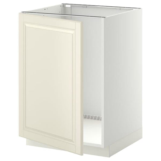 Ikea METOD - Base cabinet for sink, white/Bodbyn off-white, 60x60 cm
