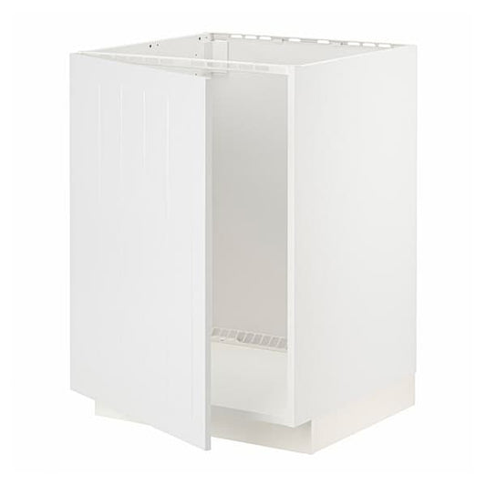 Ikea METOD - Base cabinet for sink, white/Stensund white, 60x60 cm