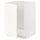 METOD - METOD Base cabinet for sink, white/Vallstena white, 60x60 cm