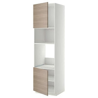 METOD - Oven/micro cabinet, 2 doors/shelves , 60x60x220 cm - best price from Maltashopper.com 79461183
