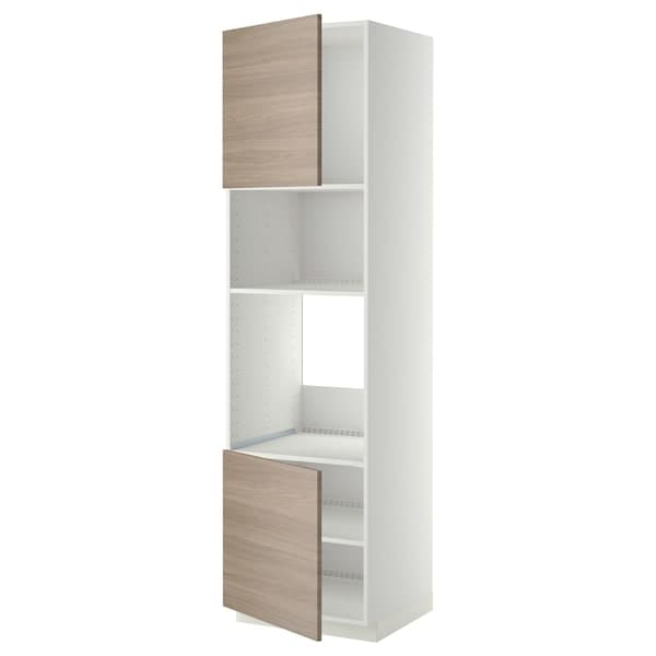 METOD - Oven/micro cabinet, 2 doors/shelves , 60x60x220 cm