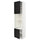 METOD - METOD Hi cb f oven/micro w 2 drs/shelves, white/Lerhyttan black stained, 60x60x240 cm