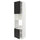 METOD - Hi cb f oven/micro w 2 drs/shelves, white/Nickebo matt anthracite ,