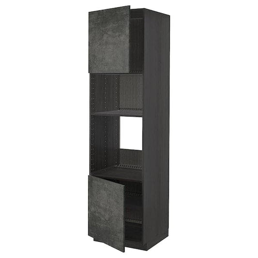 Ikea METOD - Oven/micro cabinet, 2 doors/shelves , 60x60x220 cm