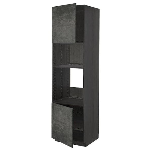 METOD - Oven/micro cabinet, 2 doors/shelves , 60x60x220 cm