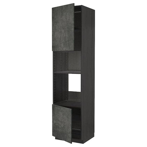METOD - Oven/micro cabinet, 2 doors/shelves , 60x60x240 cm