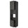 METOD hi cb f oven/micro w 2 drs/shelves, black/Voxtorp dark grey, 60x60x240 cm