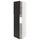 METOD - METOD High cabinet for fridge w 2 doors, white/Nickebo matt anthracite, 60x60x220 cm