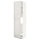 METOD high cabinet for fridge w 2 doors, white/Ringhult light grey, 60x60x220 cm