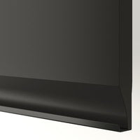 METOD - High cabinet for fridge w 2 doors, white/Upplöv matt anthracite , 60x60x200 cm - best price from Maltashopper.com 89492829