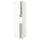 METOD - METOD High cabinet for fridge w 2 doors, white/Vallstena white, 60x60x220 cm