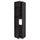 METOD high cab for fridge with 3 doors, black/Lerhyttan black stained, 60x60x240 cm