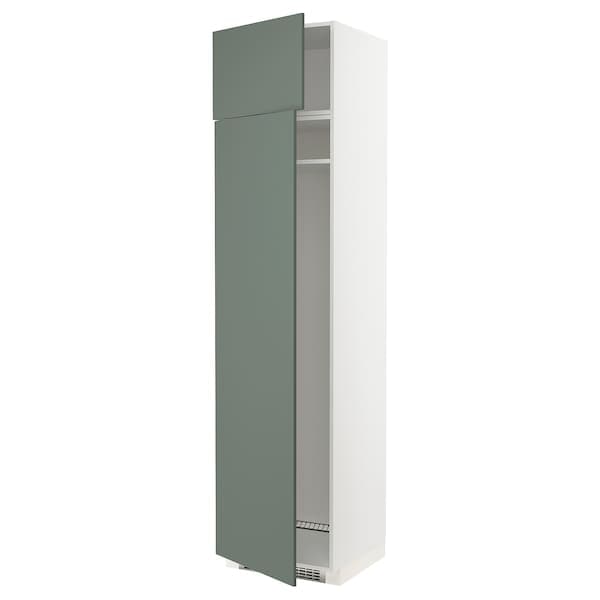 METOD - Hi cab f fridge or freezer w 2 drs, white/Bodarp grey-green, 60x60x240 cm - best price from Maltashopper.com 69465172