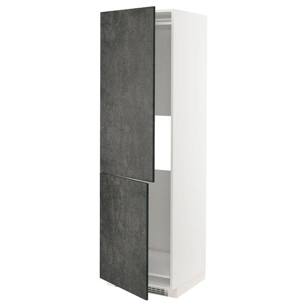 METOD - Fridge or freezer cabinet/2 doors , 60x60x200 cm - best price from Maltashopper.com 59415007