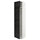 METOD - Hi cab f fridge or freezer w 2 drs, white/Lerhyttan black stained , 60x60x240 cm