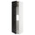 METOD - Hi cab f fridge or freezer w 2 drs, white/Lerhyttan black stained , 60x60x220 cm