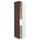 METOD - Hi cab f fridge or freezer w 2 drs, white/Sinarp brown , 60x60x240 cm