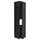 METOD - Hi cab f fridge or freezer w 2 drs, black/Lerhyttan black stained , 60x60x240 cm