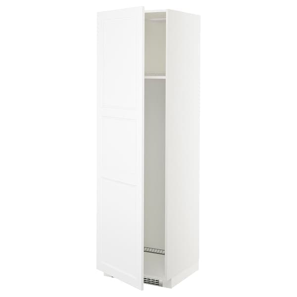 METOD - High cab f fridge or freezer w door, white/Axstad matt white, 60x60x200 cm - best price from Maltashopper.com 99288465