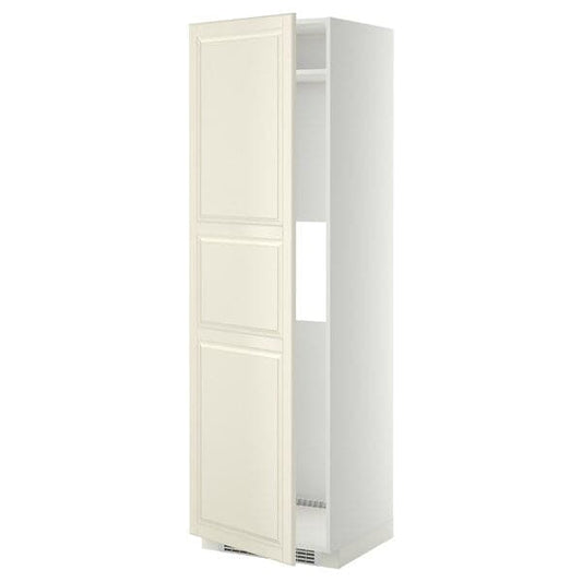 METOD - High cab f fridge or freezer w door, white/Bodbyn off-white, 60x60x200 cm - best price from Maltashopper.com 89925540