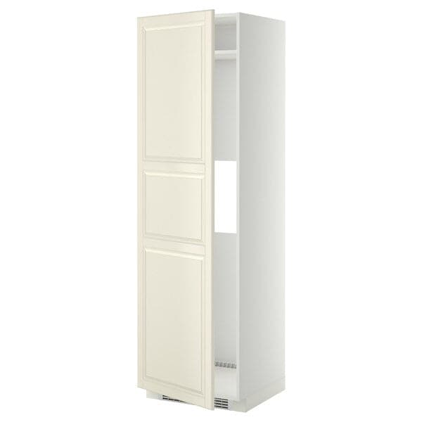 METOD - High cab f fridge or freezer w door, white/Bodbyn off-white, 60x60x200 cm - best price from Maltashopper.com 89925540