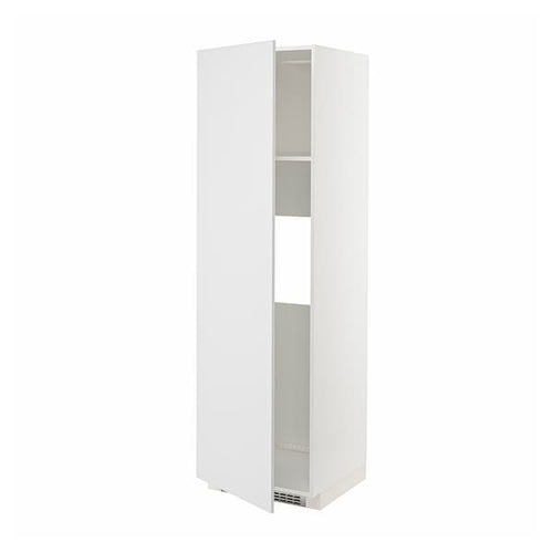 METOD high cab f fridge or freezer w door, white/Stensund white, 60x60x200 cm